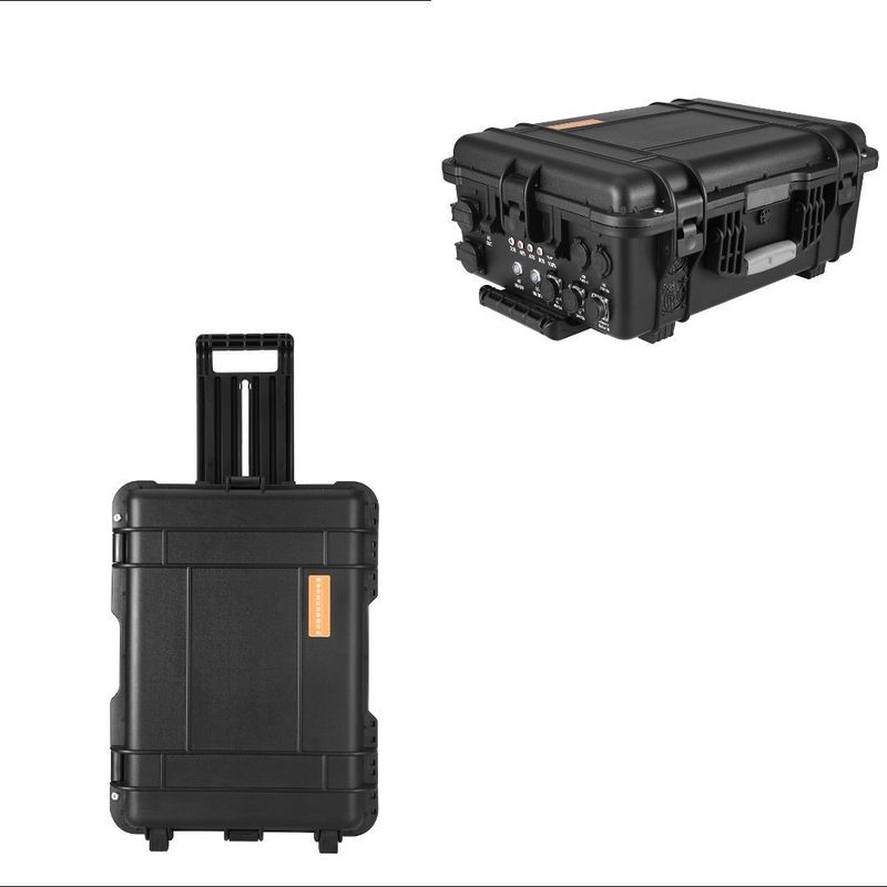 Nhà máy điện mặt trời di động 3kw / 4kw với pin lithium và đầu ra sóng sinus tinh khiết