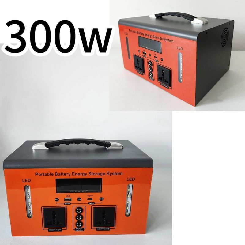 300W/110V/220V XT300 Nhà máy điện ngoài trời để sạc trên đường đi Đẹp điều hòa DC bao gồm