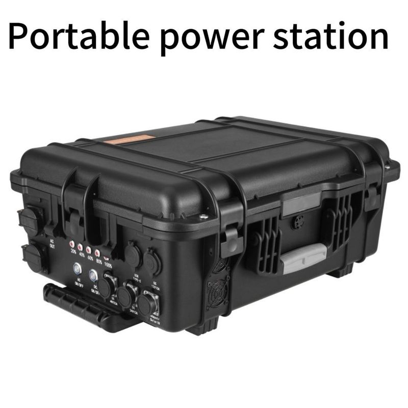 3000W-7000W Lưu trữ năng lượng hộ gia đình Hệ thống năng lượng mặt trời Nhà máy điện di động ngoài trời