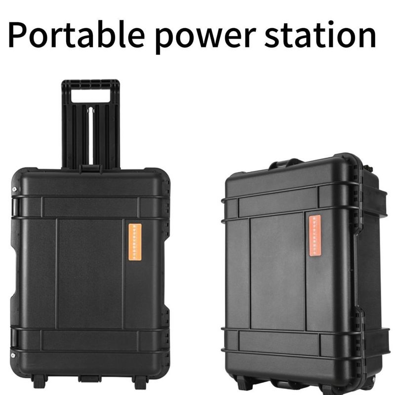 LiFePO4 Nhà máy năng lượng mặt trời di động 5000W/4800wh với trọng lượng tổng hợp 50.000kg
