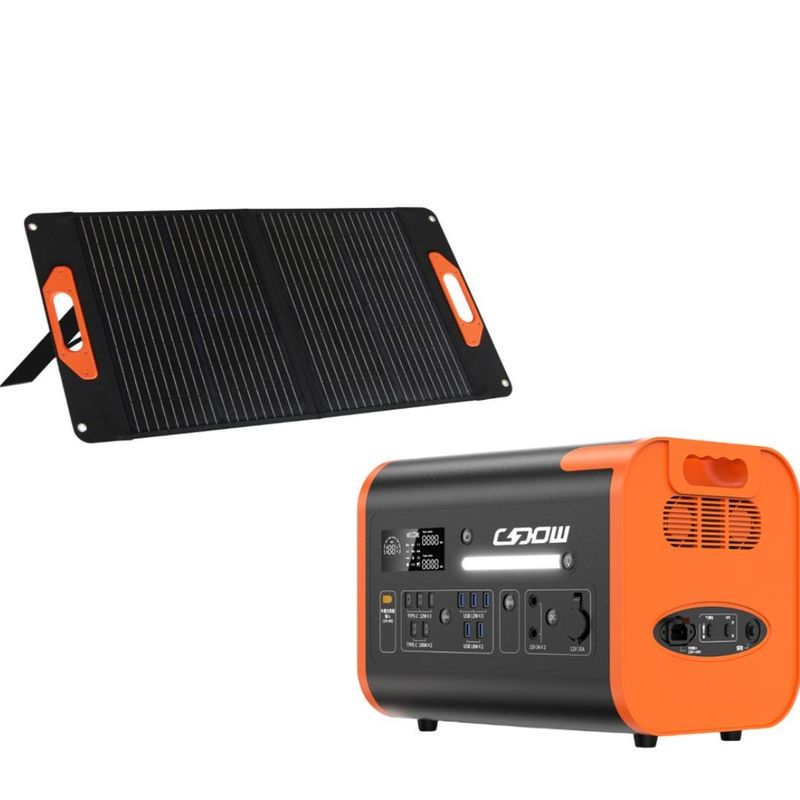 2200W điện năng liên tục có thể chạy 4000W ngoài trời cắm trại Đường điện pin di động