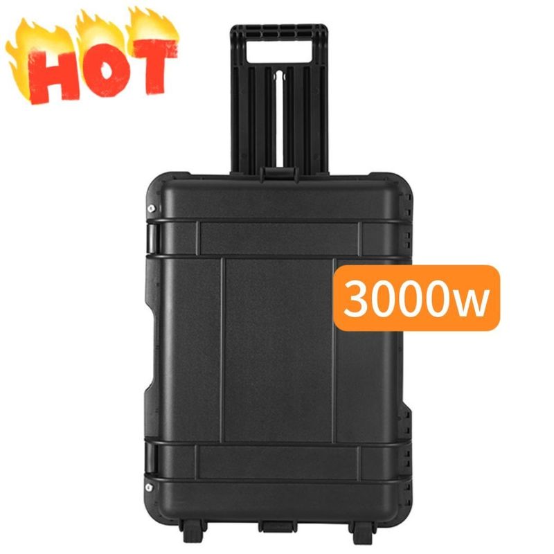 3000W Pure Sine Wave Outdoor Portable Generator cho truyền thông và cắm trại tùy chỉnh